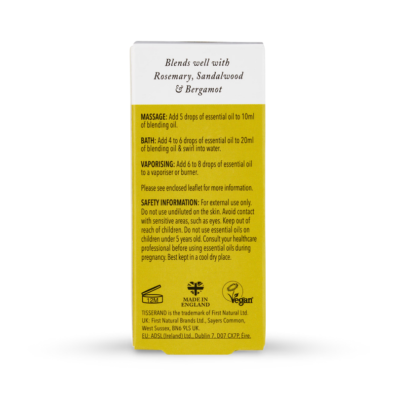 Tisserand Cardamom Pure Essential Oil 9ml - British product