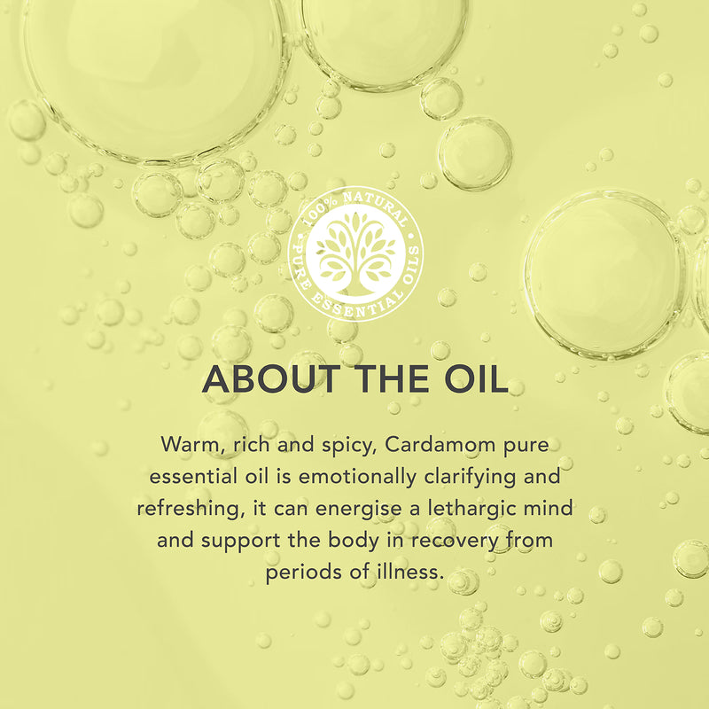 Tisserand Cardamom Pure Essential Oil 9ml - British product