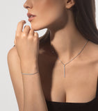 Messika Gatsby white gold diamond pavé bracelet 0.25ct - British product