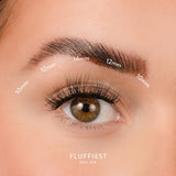 House of Amor False Eyelashes Fluffiest 10-14mm, UK version