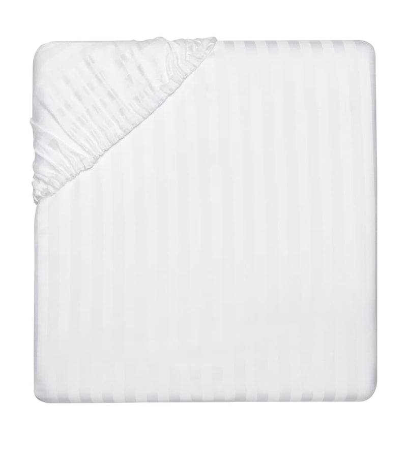 Pratesi Raso Rigato fitted sheet king size 150x200cm, UK version