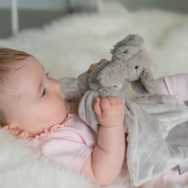 Ziggle comforter blanket grey elephant 30cm (British brand)
