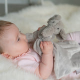 Ziggle comforter blanket grey elephant 30cm (British brand)