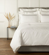 Harrods Frette Basketweave Square Pillowcase 65cm x 65cm- Buy online at McGrocer