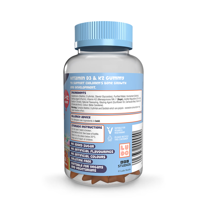Bluey Bone Support Gummies Tropical Flavour 30 Gummies