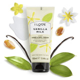 I Love Hand Cream Vanilla Milk 100ml - British product