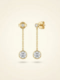 Cartier Juste un Clou 18ct yellow gold diamond earrings 1.45ct (British brand)