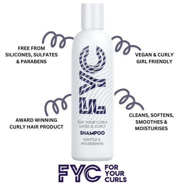 FYC Curly Hair Shampoo Gentle and Nourishing 250ml - British product