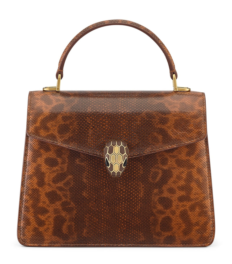Bvlgari Serpenti Forever snakeskin top-handle bag, UK version
