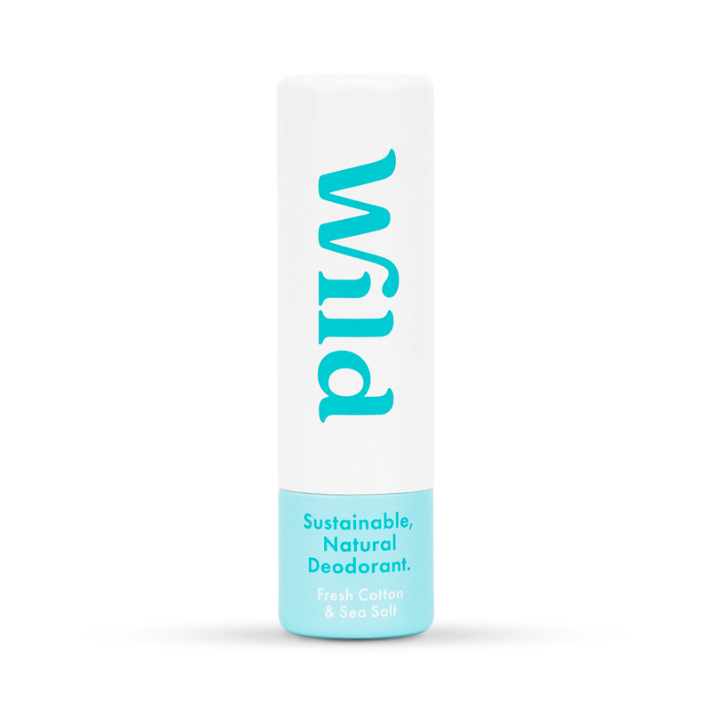 Wild Fresh Cotton and Sea Salt Deodorant 16g (British brand)