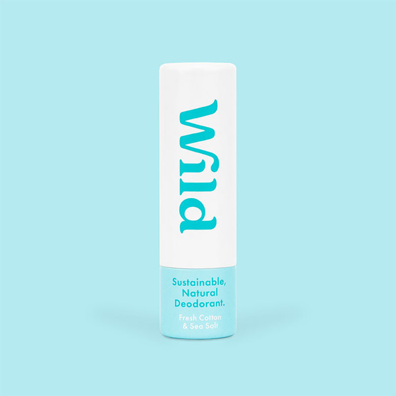Wild Fresh Cotton and Sea Salt Deodorant 16g (British brand)