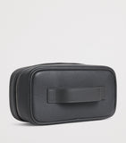 Sandro Paris faux leather wash bag, dimensions 22cm x 10.5cm x 11.5cm (British brand)
