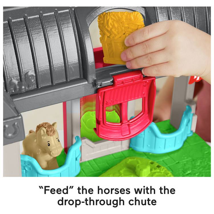 Fisher-Price Little People Friendly Horses Stable playset - British product