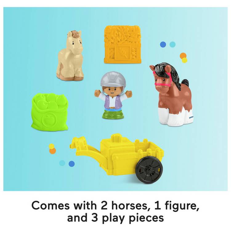 Fisher-Price Little People Friendly Horses Stable playset - British product