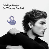 Huawei FreeClip open-ear earbuds purple - British product