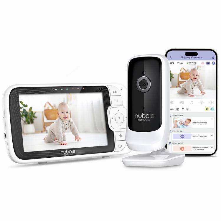 Hubble baby monitor Pal Connect 5 inch, imported from the UK