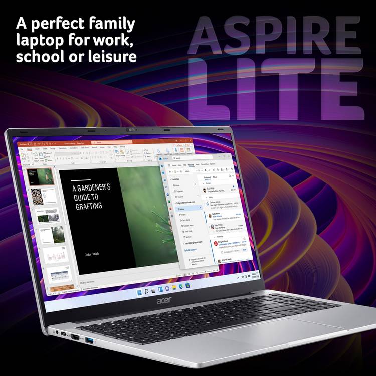Acer Aspire Lite 15 laptop silver, imported from the UK