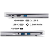 Acer Aspire Lite 15 laptop silver, imported from the UK