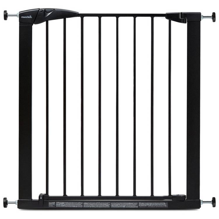 Munchkin Lindam Maxi safety gate black pressure fit - British brand