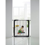 Munchkin Lindam Maxi safety gate black pressure fit - British brand
