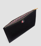 Thom Browne medium leather pouch - British product