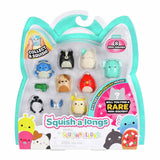 Squish-a-longs Squishmallow Style 4 pack of 8, imported from the UK