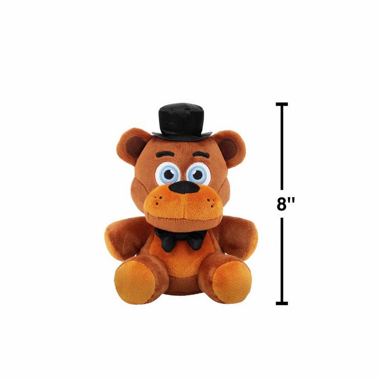 Jazwares FNAF Freddy plush with glow-in-the-dark eyes 20cm - British product