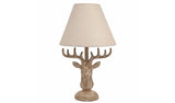 Argos Hestia Wood Effect Stags Head Table Lamp 18 inch- Buy online at McGrocer