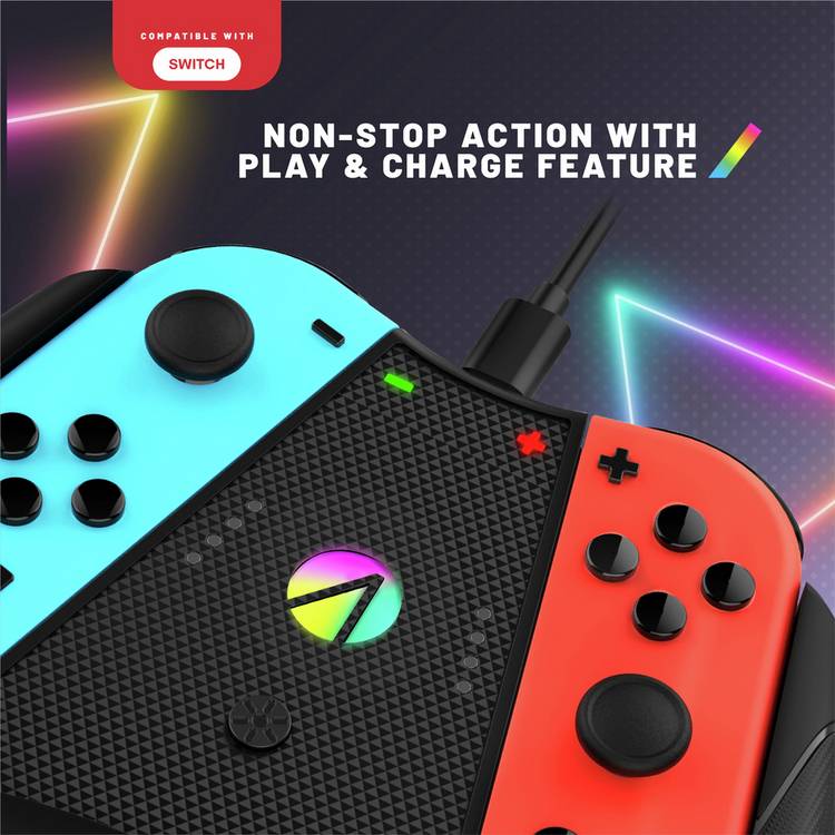 STEALTH Switch accessories bundle with controller and case (British brand)