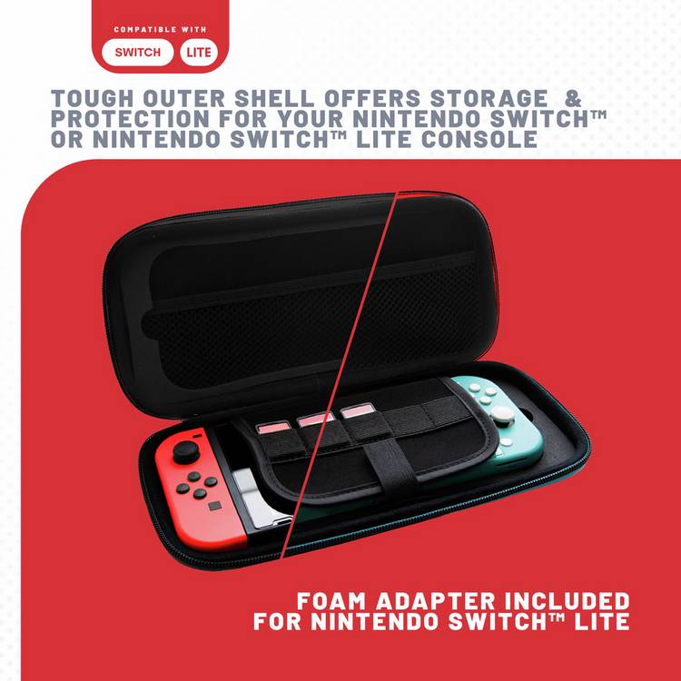 STEALTH Switch accessories bundle with controller and case (British brand)