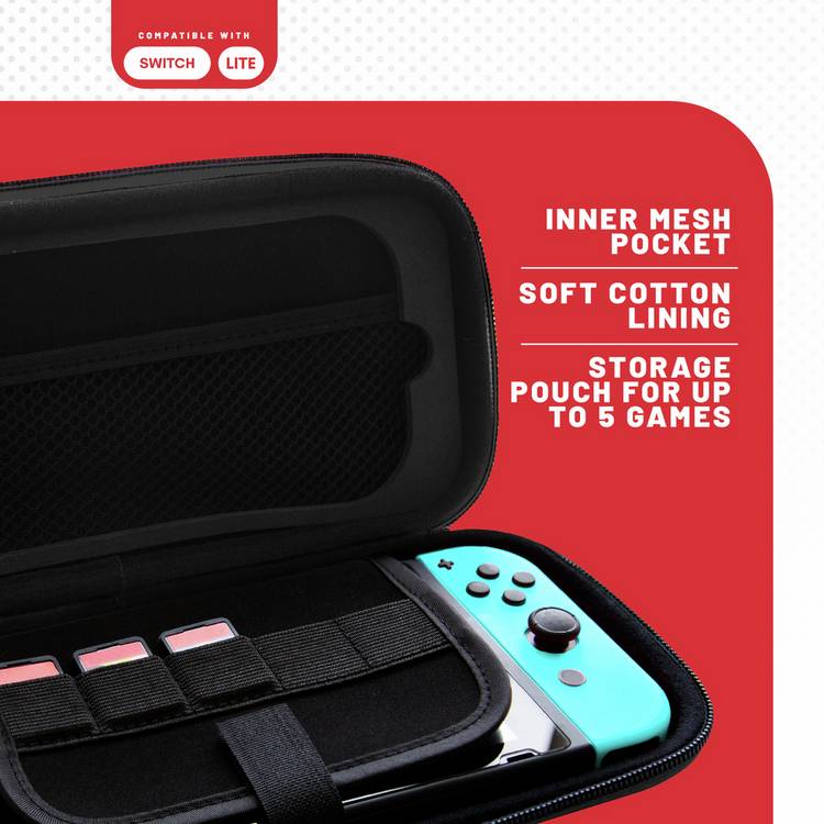 STEALTH Switch accessories bundle with controller and case (British brand)