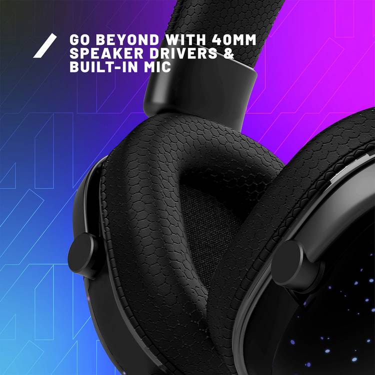 STEALTH Radar Night Sky light-up headset and stand, UK version