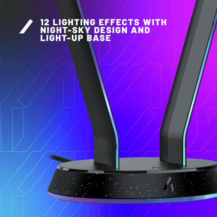 STEALTH Radar Night Sky light-up headset and stand, UK version