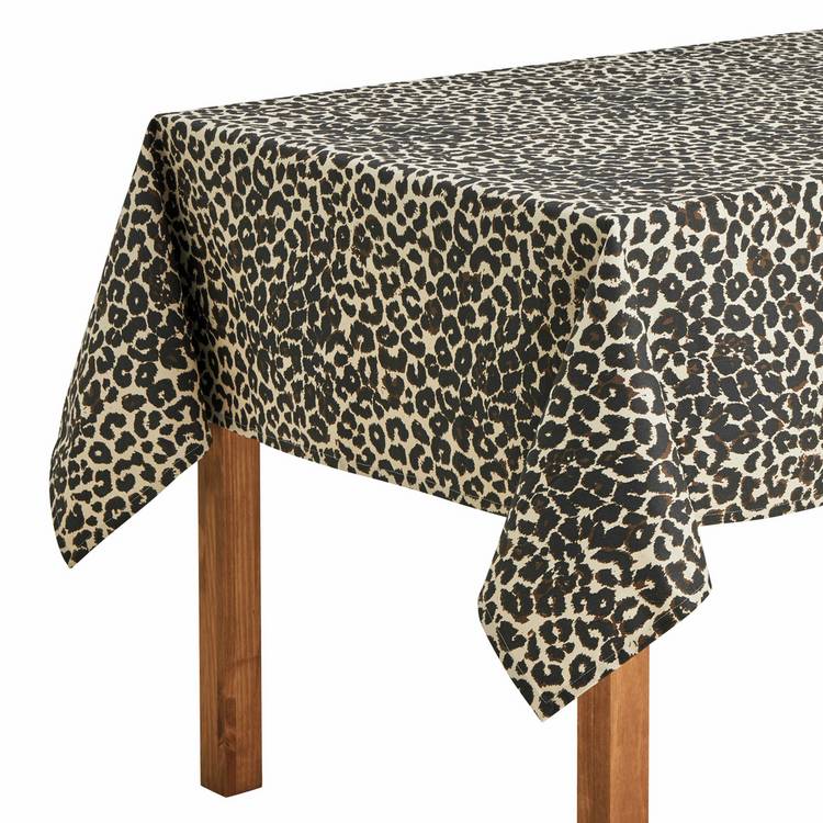 Argos Home leopard print tablecloth 180x140cm (British brand)