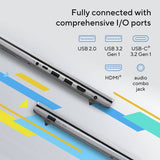 ASUS Vivobook 15 laptop Silver 15.6in - British product