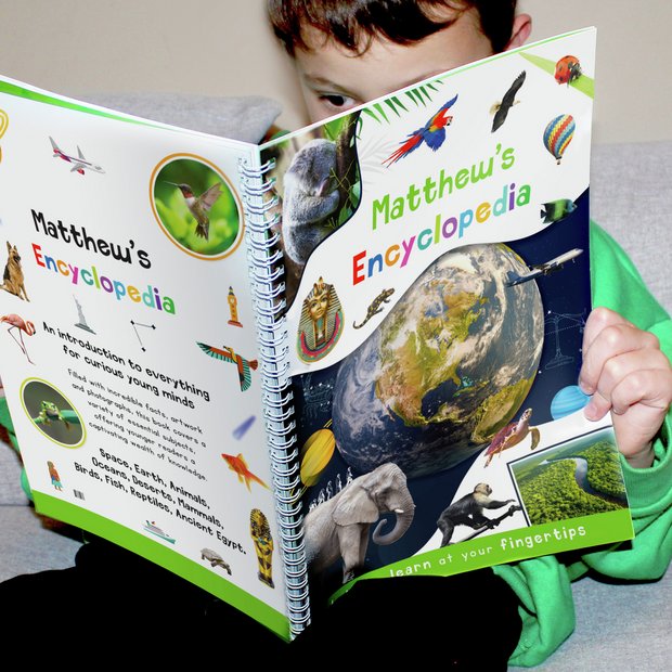 Personalised Memento Company children's encyclopedia 64 pages - British product
