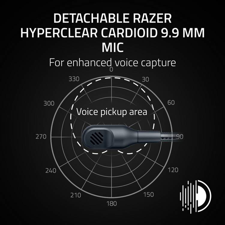 Razer BlackShark V3 wireless gaming headset black, UK version