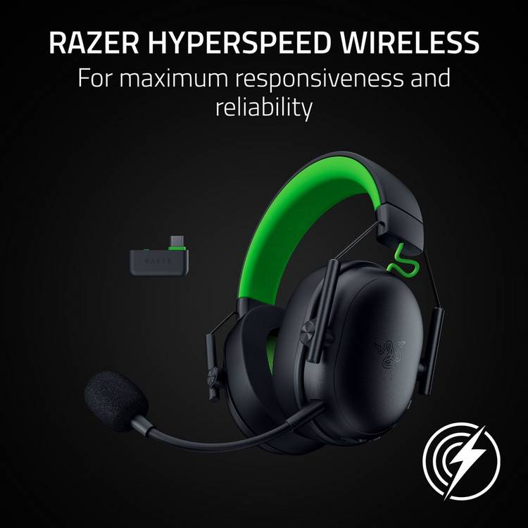 Razer BlackShark V3 wireless gaming headset black, UK version