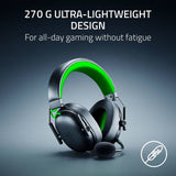 Razer BlackShark V3 wireless gaming headset black, UK version