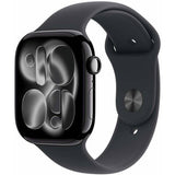 Apple Watch Series 11 46mm Jet Black Sport Band, UK version