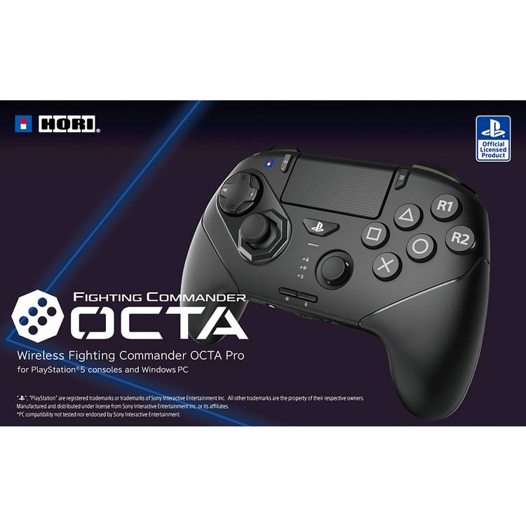 HORI Fighting Commander Octa Pro wireless controller, imported from the UK