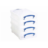 Argos Really Useful 4 x 4L Clear Plastic Storage Boxes- Buy online at McGrocer