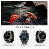 Garmin Fenix 8 Pro 51mm sports smart watch in Graphite/Black, UK version