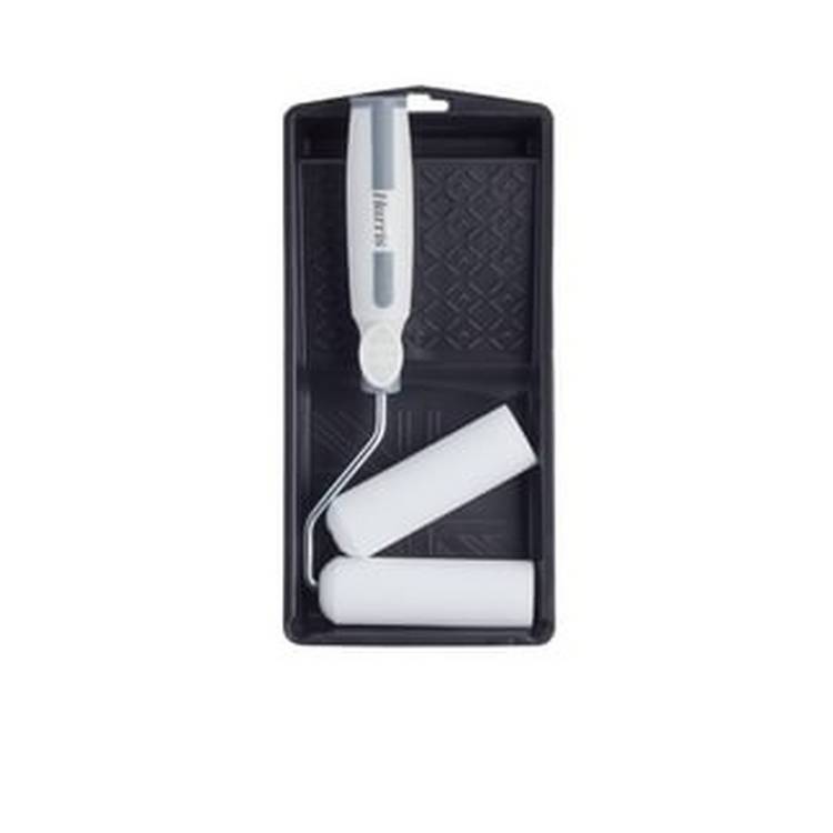 Harris 4-inch mini roller set for woodwork, imported from the UK