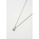 Ted Baker silver tone crystal heart pendant necklace, UK version