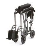 Drive Medical folding transit wheelchair for travel, UK version