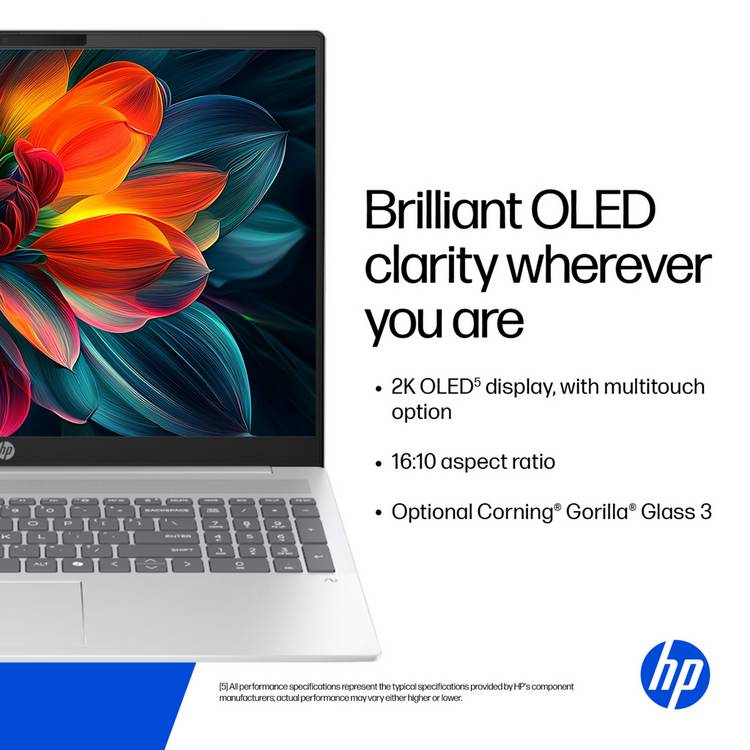 HP Omnibook 5 laptop 14in silver, UK version