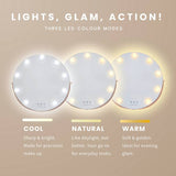 Sensse Elegance Hollywood mirror with 9 bulbs (British brand)