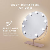 Sensse Elegance Hollywood mirror with 9 bulbs (British brand)