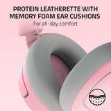 Razer Kraken Kitty pink wireless gaming headset, imported from the UK